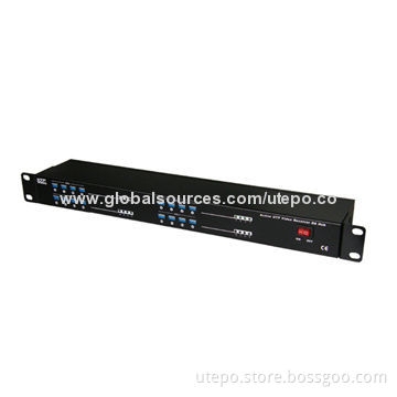 16-port Active UTP Video Receiver, Amplified, 1U Structure, Rack Mountable,Metal Housing